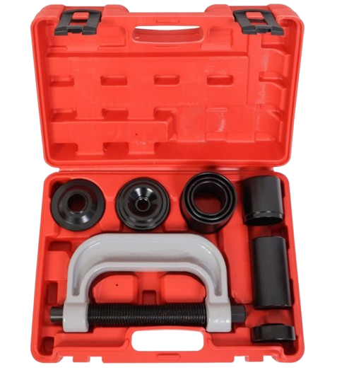 Jack Stand Repair Systems ボールジョイントプレスおよび U ジョイント取り外しキット、ブッシングプレスキットツールのポータブル収納ケース付き 10 個、ほとんどの 2WD および 4WD 車および軽トラックに適合